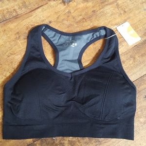 NWT Black Sports Bra